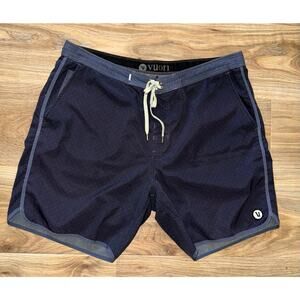 VUORI Cruise Boardshorts - Blue Dot Drawstring 7” Inseam